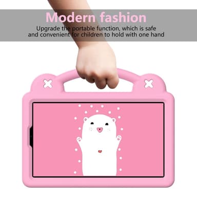 Til Samsung Galaxy Tab A9 EVA Foam Stativdeksel - Rosa