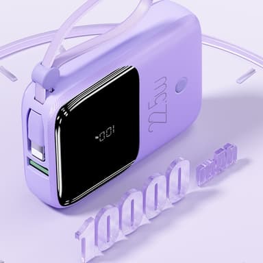 10000mAh rask bærbar powerbank Super hurtiglading USB-C 22.5W