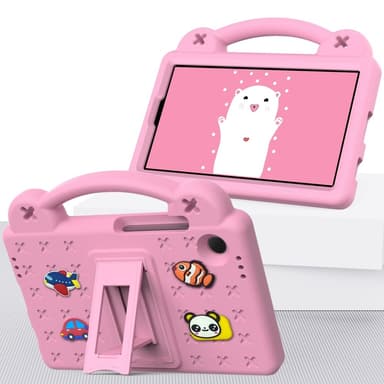 Til Samsung Galaxy Tab A9 EVA Foam Stativdeksel - Rosa