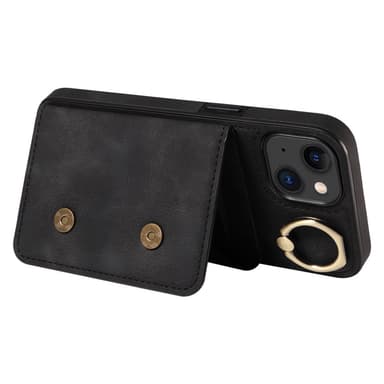 Multifunksjonelt telefondeksel med kortholderstativ for iPhone iPhone 15 Pro