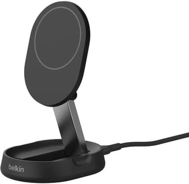 Belkin BoostCharge Pro Qi2 15W magnetisk konvertibel lader (sort)