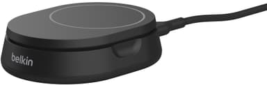 Belkin BoostCharge Pro Qi2 15W magnetisk konvertibel lader (sort)