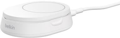 Belkin BoostCharge Pro Qi2 15W magnetisk konvertibel lader (hvit)