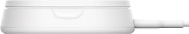 Belkin BoostCharge Pro Qi2 15W magnetisk konvertibel lader (hvit)