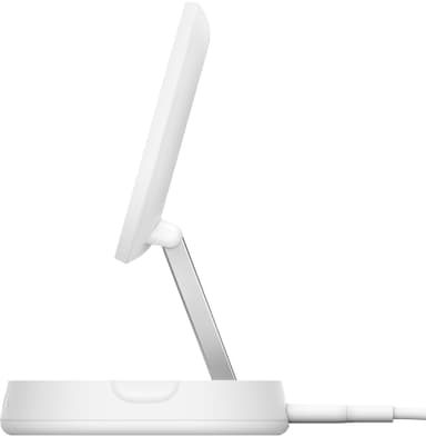 Belkin BoostCharge Pro Qi2 15W magnetisk konvertibel lader (hvit)
