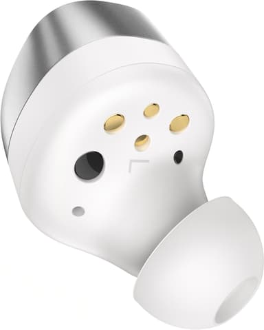 Sennheiser Momentum 4 helt trådløse in-ear hodetelefoner (hvit sølv)