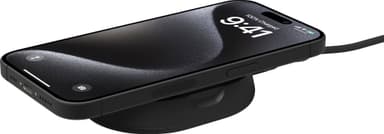 Belkin BoostCharge Pro Qi2 15W magnetisk konvertibel lader (sort)