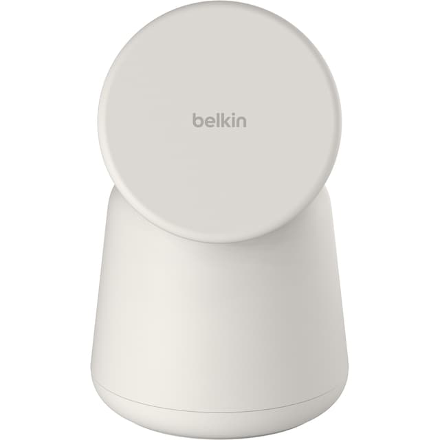 Belkin BoostCharge Pro 2-i-1 MagSafe 15W trådløs lader (sand)