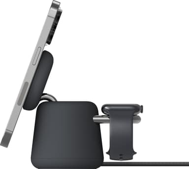 Belkin BoostCharge Pro 2-i-1 MagSafe 15W trådløs lader (sort)