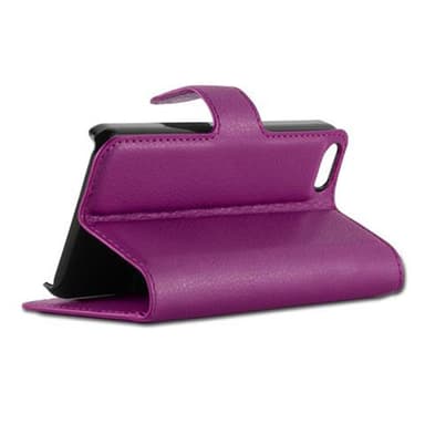 iPhone 5C lommebokdeksel etui (lilla)
