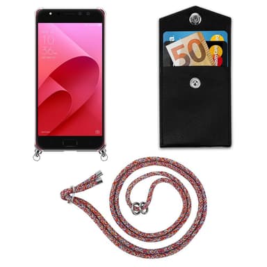 Asus ZenFone 4 Selfie PRO Deksel med Halskjede (rød)