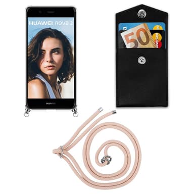 Huawei NOVA 2 Deksel med Halskjede (rosa)