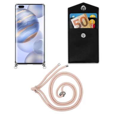 Honor 30 PRO Deksel med Halskjede (rosa)