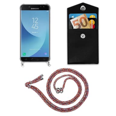 Samsung Galaxy J5 2017 Deksel med Halskjede (rød)
