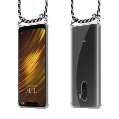 Xiaomi Pocophone F1 Deksel med Halskjede (blå)