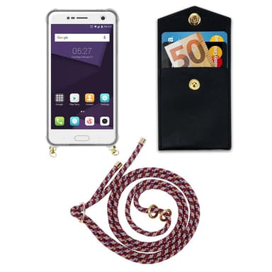 ZTE Blade V8 Deksel med Halskjede (rød)