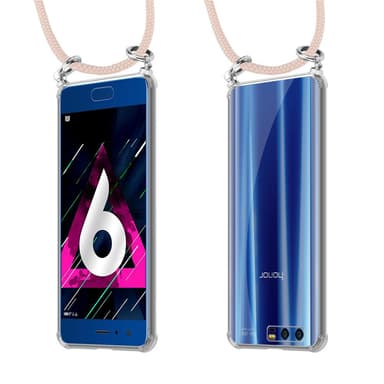 Honor 9 Deksel med Halskjede (rosa)