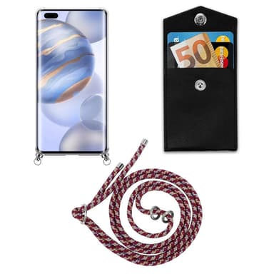 Honor 30 PRO+ Deksel med Halskjede (rød)