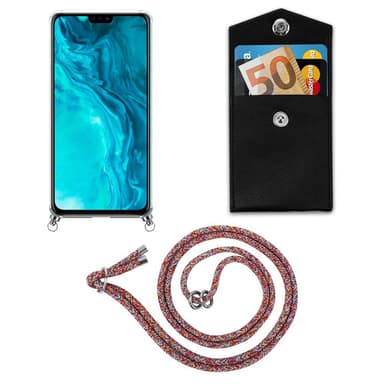 Honor 9X LITE Deksel med Halskjede (rød)