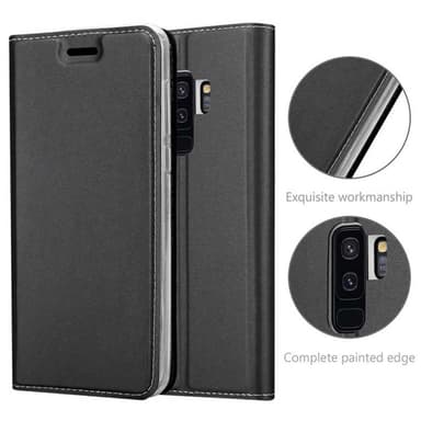 Samsung Galaxy S9 PLUS lommebokdeksel etui (svart)
