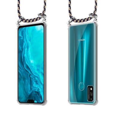 Honor 9X LITE Deksel med Halskjede (blå)