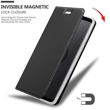 Samsung Galaxy S9 PLUS lommebokdeksel etui (svart)