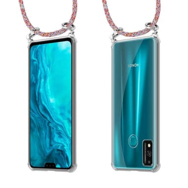 Honor 9X LITE Deksel med Halskjede (rød)
