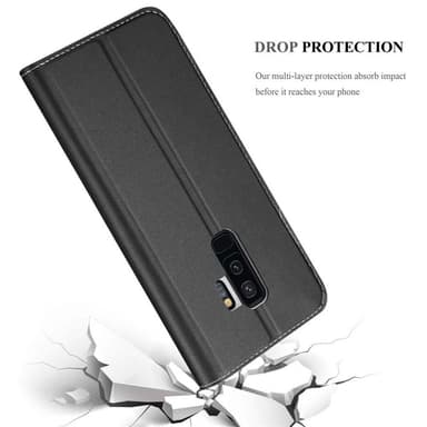 Samsung Galaxy S9 PLUS lommebokdeksel etui (svart)