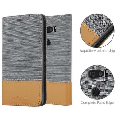 LG V30 / V30+ / V30S / V30S+ lommebokdeksel etui (grå)