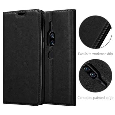 lommebokdeksel Sony Xperia XZ2 PREMIUM case (svart)