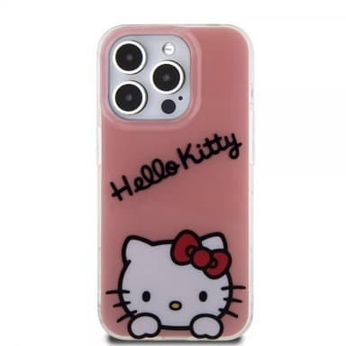 Hello Kitty iPhone 15 Pro Deksel Daydreaming Crossbody Rosa
