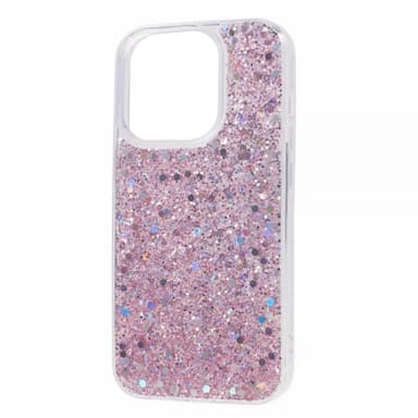 Nordic Covers iPhone 15 Pro Deksel Sparkle Series Blossom Pink