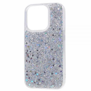 Nordic Covers iPhone 15 Pro Max Deksel Sparkle Series Stardust Silver