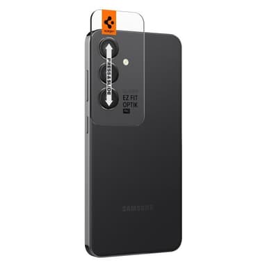 Spigen Samsung Galaxy S24 Plus Linsebeskyttelse GLAS.tR EZ Fit Optik Pro 2-pakning Svart