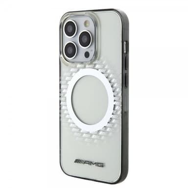Mercedes Benz iPhone 15 Pro Max Deksel Rhombus Pattern MagSafe AMG Transparent