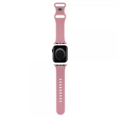 Hello Kitty Apple Watch 38/40/41mm Armbånd Liquid Silicone Rosa