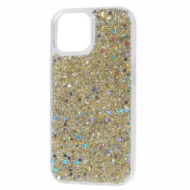 Nordic Covers iPhone 15 Deksel Sparkle Series Citrine Gold