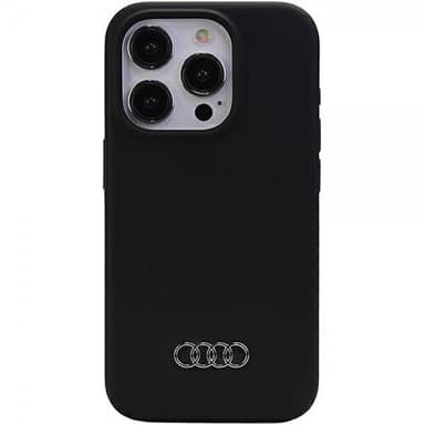 Audi iPhone 15 Pro Max Deksel Silikoni Svart