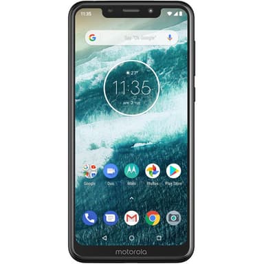 Motorola One smarttelefon (sort)