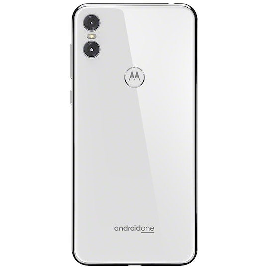 Motorola One smarttelefon (hvit)