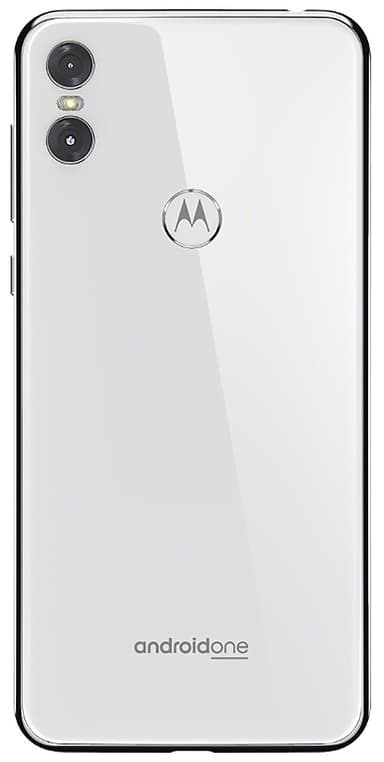 Motorola One smarttelefon (hvit)
