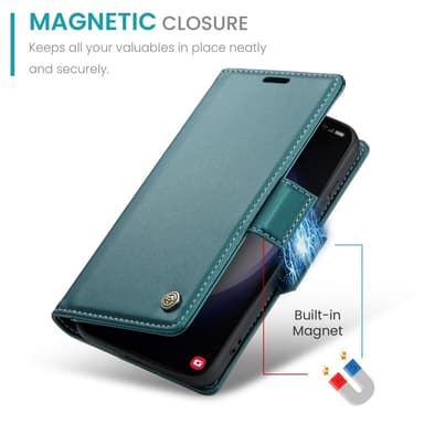 CASEME Lommebok-deksel Samsung Galaxy S24 - Grønn
