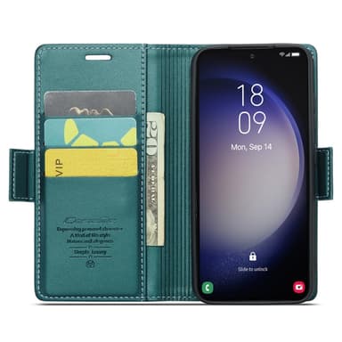 CASEME Lommebok-deksel Samsung Galaxy S24 - Grønn