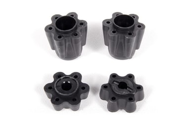 AX80128 Wheel Hub Adapters (2x Narrow, 2x Wide) Elkjøp
