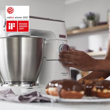 Kenwood Titanium Chef Baker XL kjøkkenmaskin KVL65.001WH (hvit)