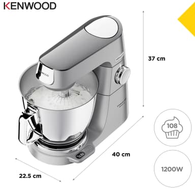 Kenwood Titanium Chef Baker XL kjøkkenmaskin KVL85.704SI