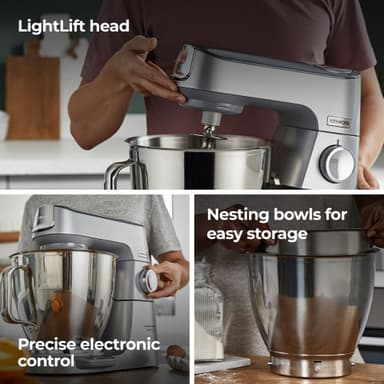 Kenwood Titanium Chef Baker XL kjøkkenmaskin KVL85.704SI