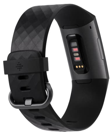 Fitbit Charge 3 aktivitetsarmbånd (sort/grafittaluminium)