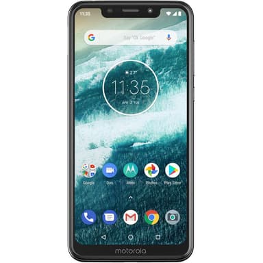 Motorola One smarttelefon (hvit)