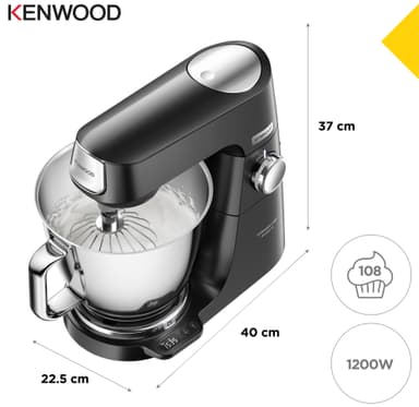 Kenwood Titanium Chef Baker XL kjøkkenmaskin KVL85.004BK